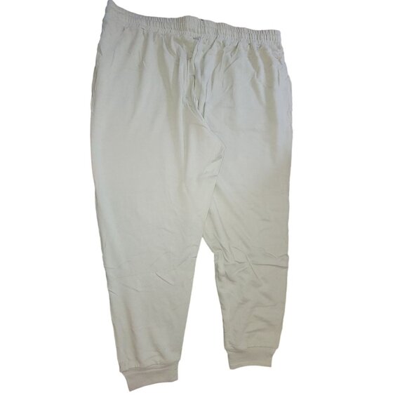 Women's Jogger Pants 2X Ash Green Cotton Blend Elastic Waistband Pockets jj3561 - Picture 5 of 7